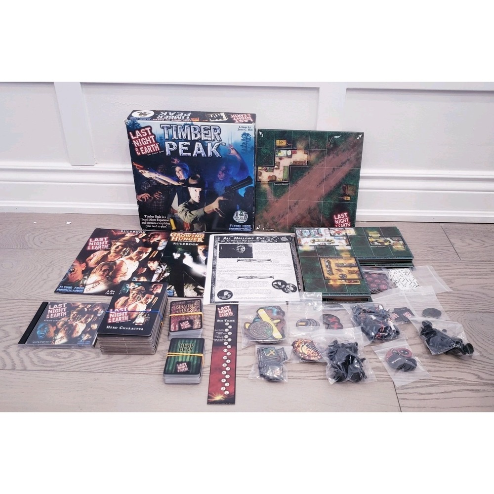 Last Night on Earth Timber Peak Expansion Board Game - Complete